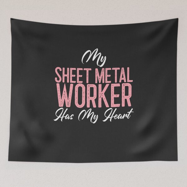 Item preview, My Sheet Metal Worker Has My Heart Worker Gift designed and sold by EricJP.