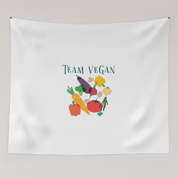 Item preview, team vegan, vegan, vegetarian, animal, team, cute, nature, animals, earth, plant based,  designed and sold by helkav.