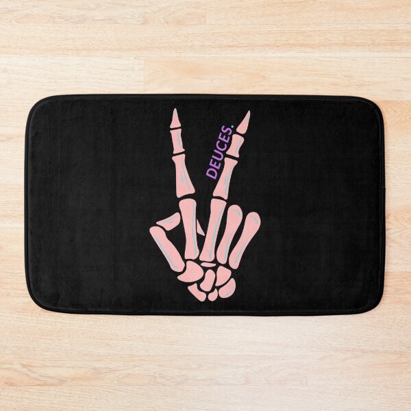 Item preview, Deuces Pink Skeleton Hand designed and sold by Easy Breezy.