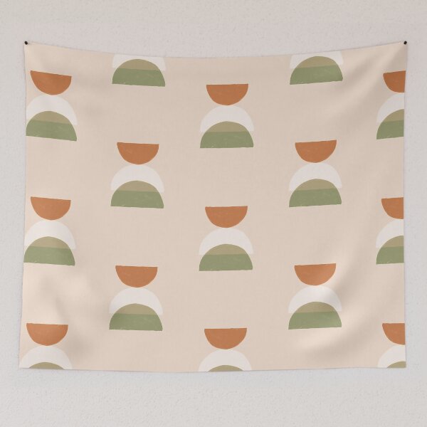 Item preview, Half round Boho Earth Tones  designed and sold by cimong.