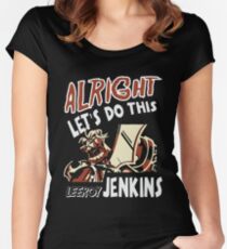 Warcraft - Alright Let's Do This Women's Fitted Scoop T-Shirt
