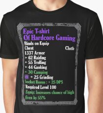 Warcraft - Epic Of Hardcore Gaming Graphic T-Shirt