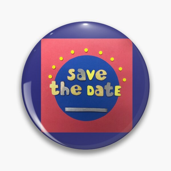 Item preview, Save The Date On Red designed and sold by prunellaparsnip.