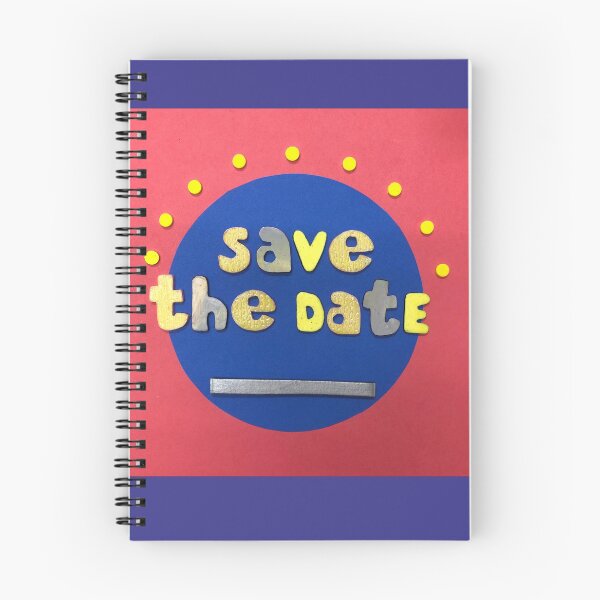 Item preview, Save The Date On Red designed and sold by prunellaparsnip.