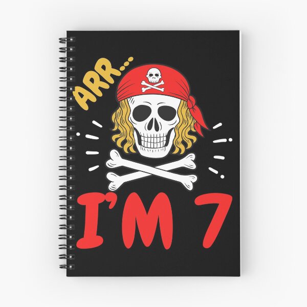 Item preview, 7th Birthday Pirate Seven Years Old designed and sold by CreativeGiftShp.
