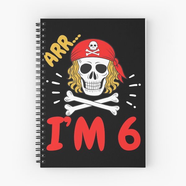 Item preview, 6th Birthday Pirate Six Years Old designed and sold by CreativeGiftShp.
