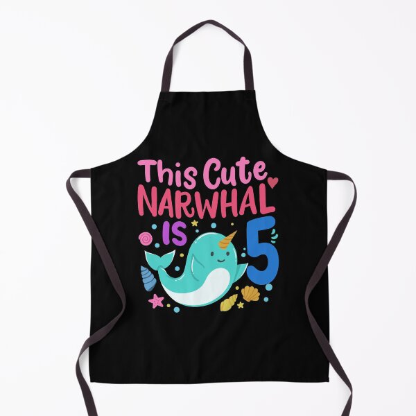 Item preview, 5th Birthday Narwhal Five Years Old designed and sold by CreativeGiftShp.