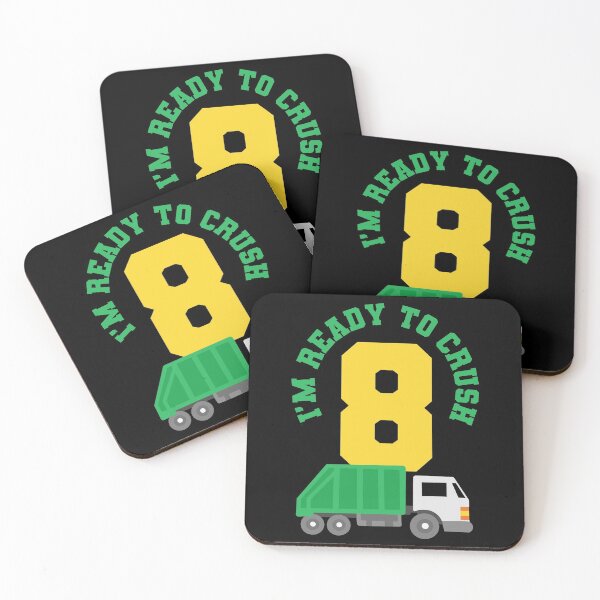 Item preview, 8th Birthday Garbage Truck Eight Years Old designed and sold by CreativeGiftShp.