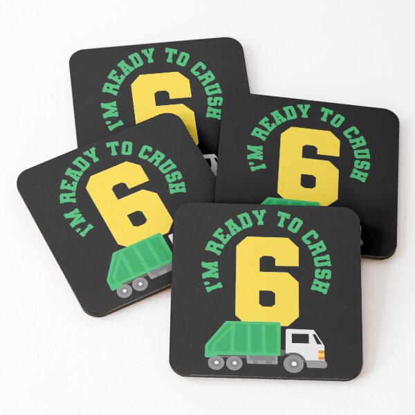 Item preview, 6th Birthday Garbage Truck Six Years Old designed and sold by CreativeGiftShp.