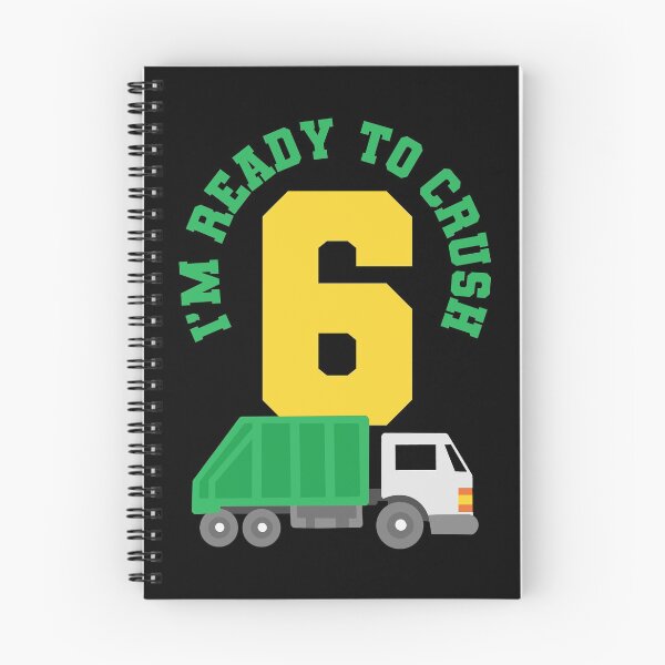 Item preview, 6th Birthday Garbage Truck Six Years Old designed and sold by CreativeGiftShp.