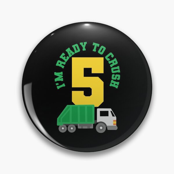 Item preview, 5th Birthday Garbage Truck Five Years Old designed and sold by CreativeGiftShp.