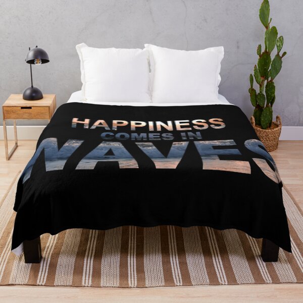 Item preview, Happiness Comes in Waves designed and sold by ArtEntwined.