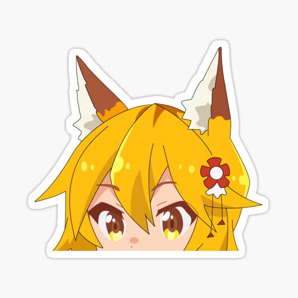 Senko san peeker Sticker