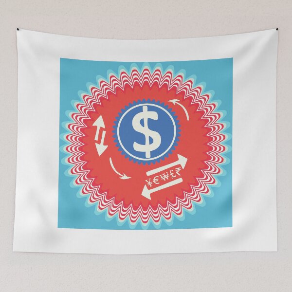 Item preview, Dollar Money Crypto Finance Stock Market Icon Sign Foreign Exchange designed and sold by WizardsWorld.