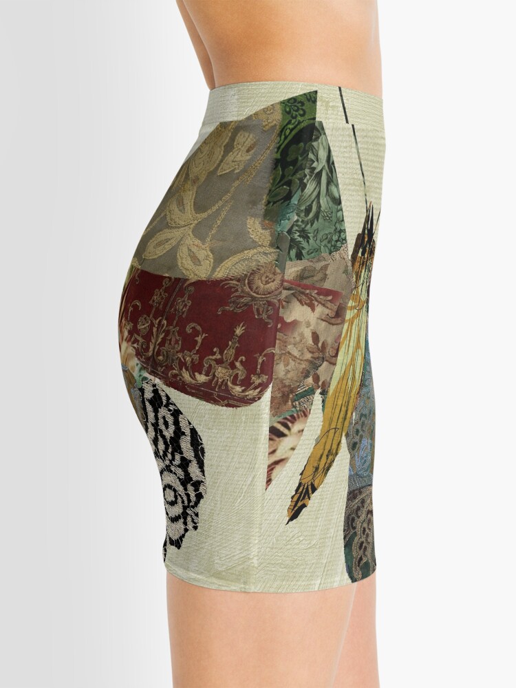 Discover Butterfly Brocade Mini Skirt