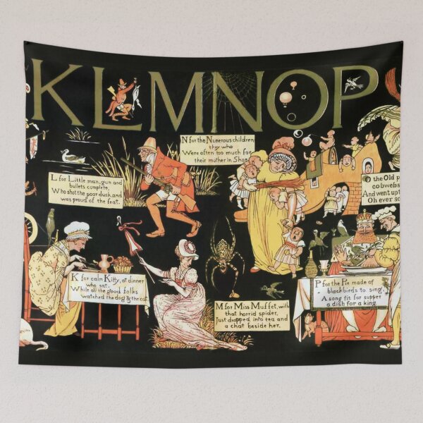 Item preview, Walter Crane Alphabet Book - KLMNOP designed and sold by Vintage8.