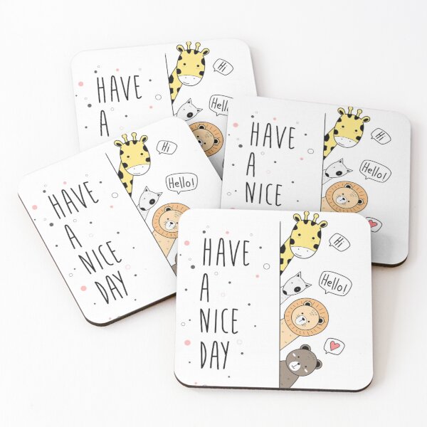 Item preview, Have A Nice Day Animals Art designed and sold by dedew86.
