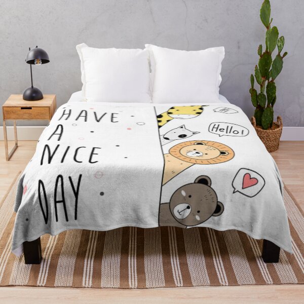 Item preview, Have A Nice Day Animals Art designed and sold by dedew86.
