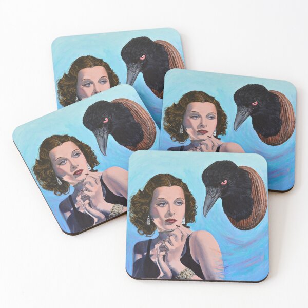 Item preview, Taxidermy crow raven Hedy Lamarr surreal designed and sold by Jane Ianniello.