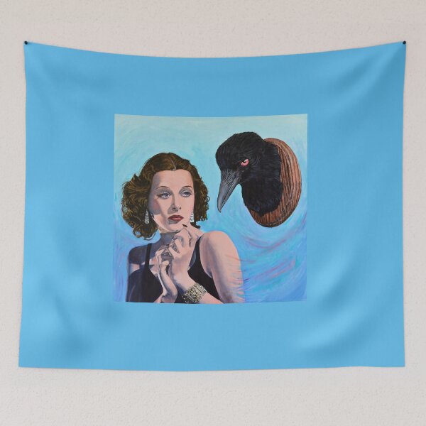 Item preview, Taxidermy crow raven Hedy Lamarr surreal designed and sold by Jane Ianniello.
