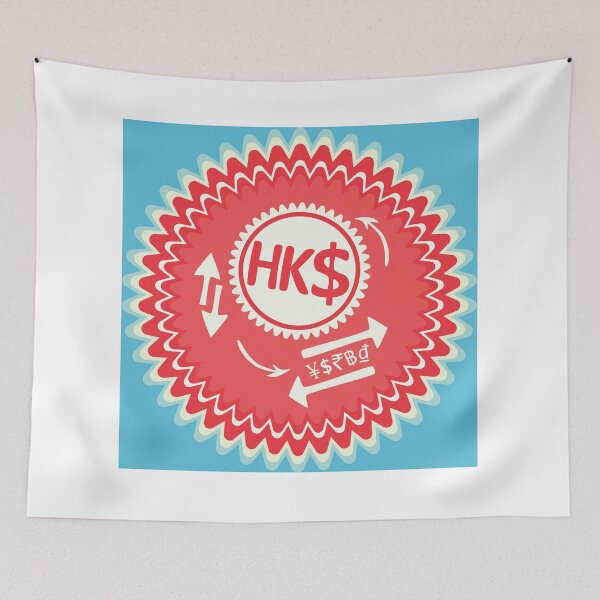 Item preview, Hong Kong Dollar China Money Crypto Finance Stock Market Icon Sign Foreign Exchange designed and sold by WizardsWorld.