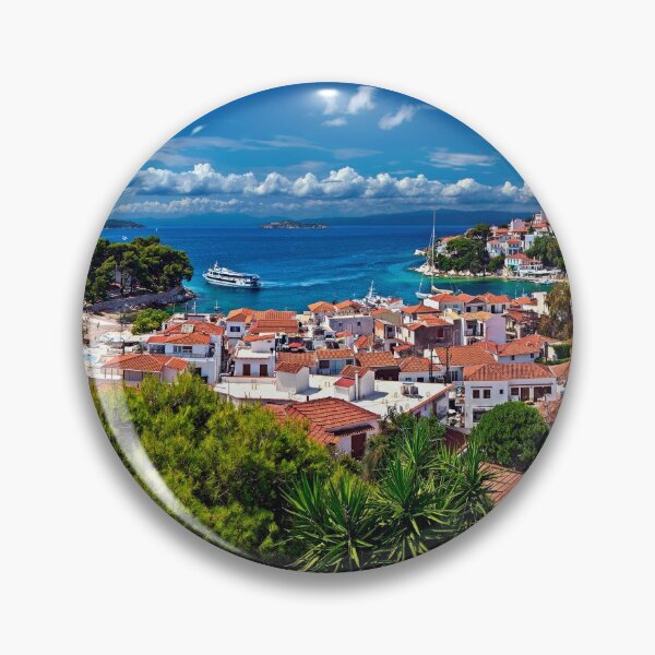 Item preview, Skiathos town panorama designed and sold by Hercules Milas.