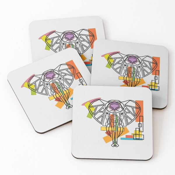 Item preview, Geometric Elephant designed and sold by JMcdesigner.