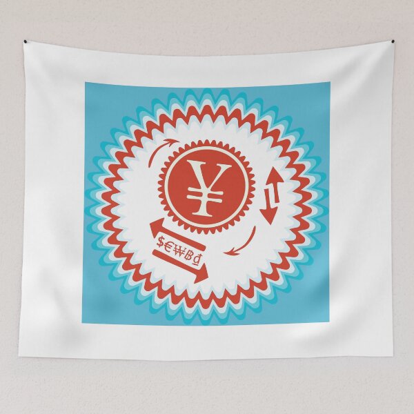 Item preview, Japanese Yen Money Crypto Finance Stock Market Icon Sign Foreign Exchange designed and sold by WizardsWorld.
