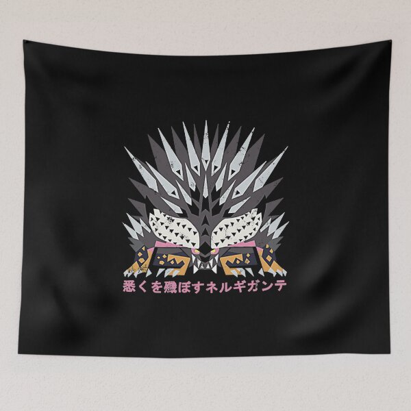 Item preview, Monster Hunter World Iceborne Ruiner Nergigante Kanji T-Shirt designed and sold by eurocake06.