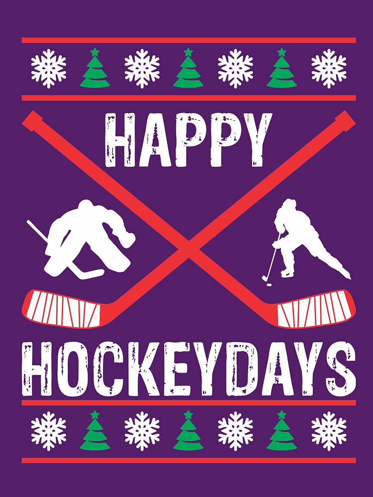 Disover Hockey Player Sports Lover Christmas Holidays T-Shirt