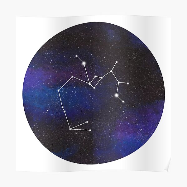 Sagittarius - galaxy star constellation Poster