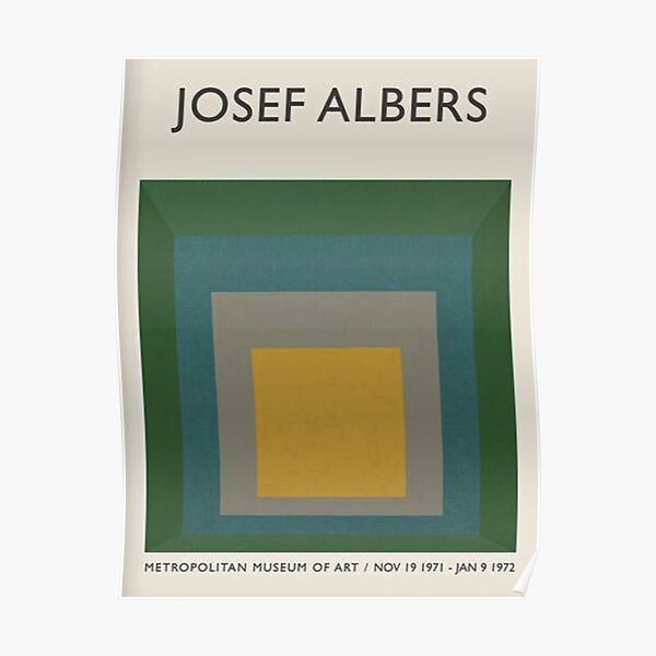 identifikation Rationel charter Albers Posters for Sale | Redbubble