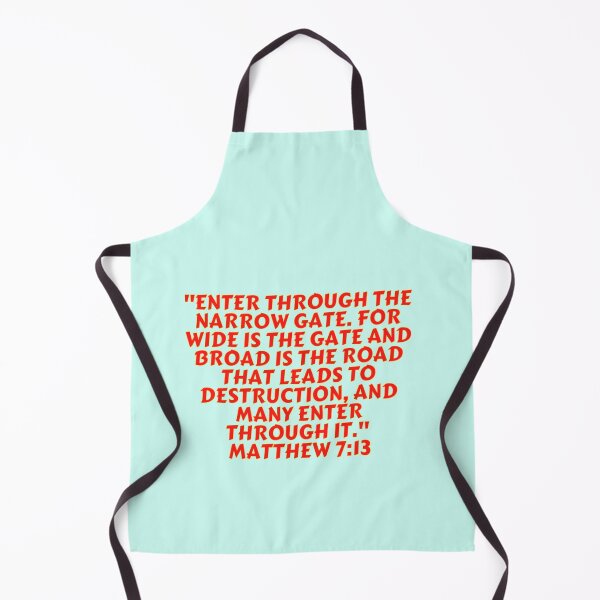 Item preview, Bible Verse Matthew 7:13 designed and sold by Prayingwarrior.