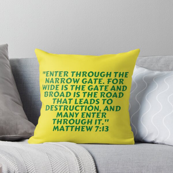 Item preview, Bible Verse Matthew 7:13 designed and sold by Prayingwarrior.