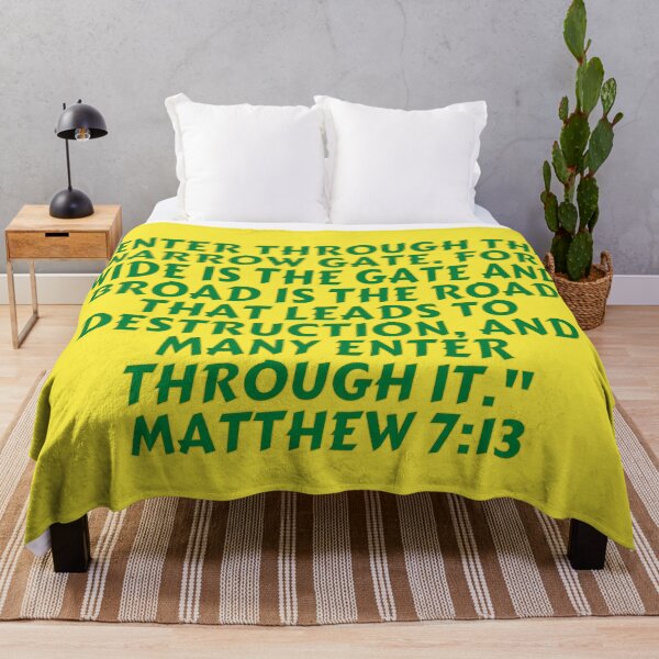 Item preview, Bible Verse Matthew 7:13 designed and sold by Prayingwarrior.