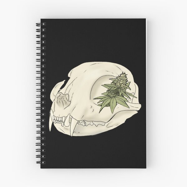 Item preview, Cannabis Cat Skull designed and sold by PsychedelicLad.