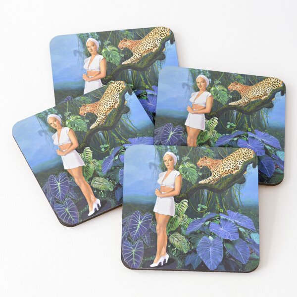 Item preview, Huntress - leopard jungle designed and sold by Jane Ianniello.