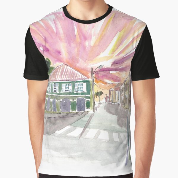 Artikel-Vorschau von Christiansted St. Croix Colonial Street Szene US Virgin Islands, designt und verkauft von artshop77.