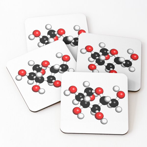 Item preview, Glucose (dextrose, grape sugar) molecule (beta-D-glucopyranose form) designed and sold by molekuul.