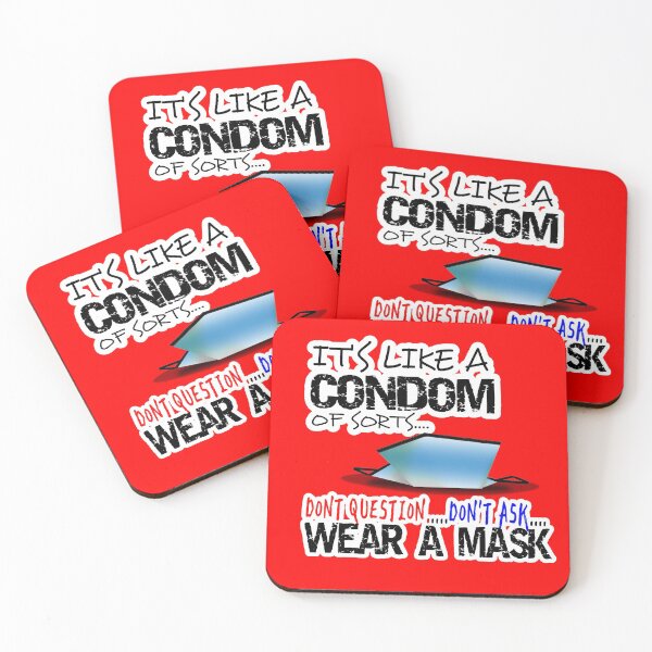 Item preview, Its Like a Condom of Sorts..Wear a Mask (1) designed and sold by Clickcreations.