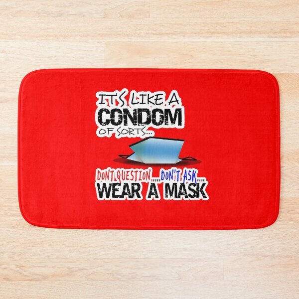 Item preview, Its Like a Condom of Sorts..Wear a Mask (1) designed and sold by Clickcreations.