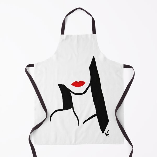 Item preview, Red lips. Lineart, minimalist art. designed and sold by VanessaKeen.