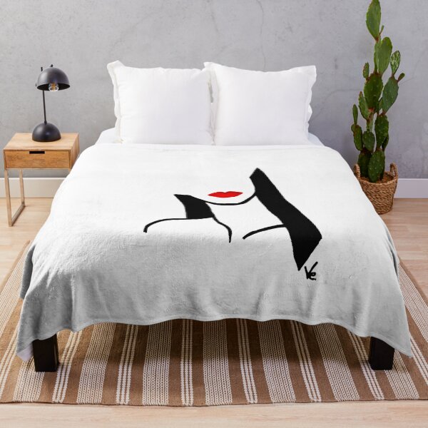 Item preview, Red lips. Lineart, minimalist art. designed and sold by VanessaKeen.