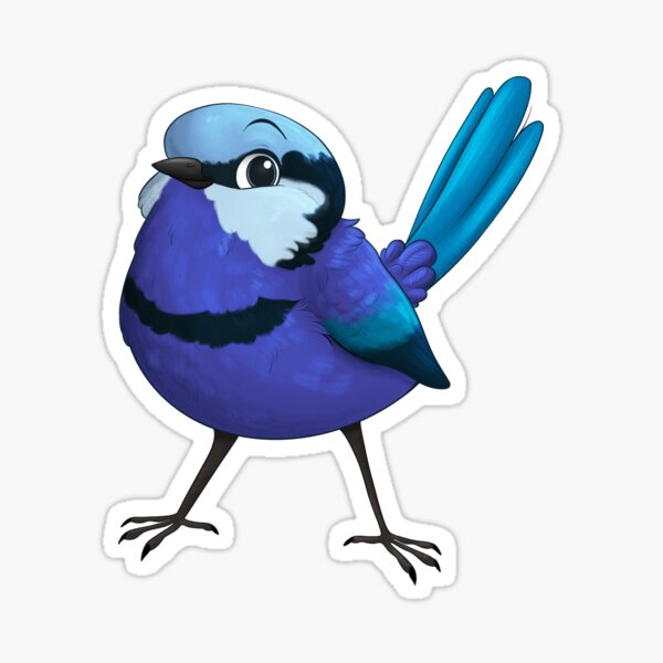 Splendid Fairy Wren Sticker