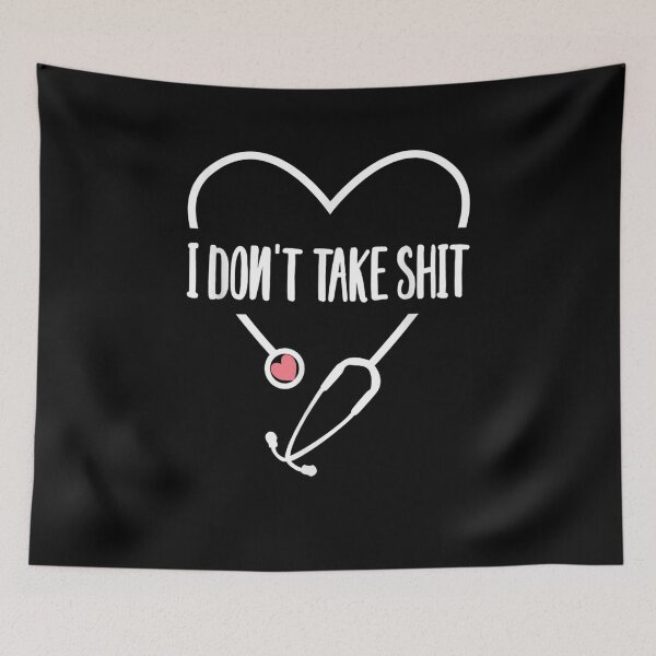 Item preview, Funny Ostomy Nurse I Don't Take Shit Love Nurse Heart Gift  designed and sold by rubysheila.