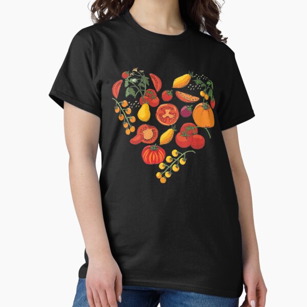 Item preview, Organic Tomatoes I love Tomatoes Heart for Tomato lovers designed and sold by TM-Multidesign.