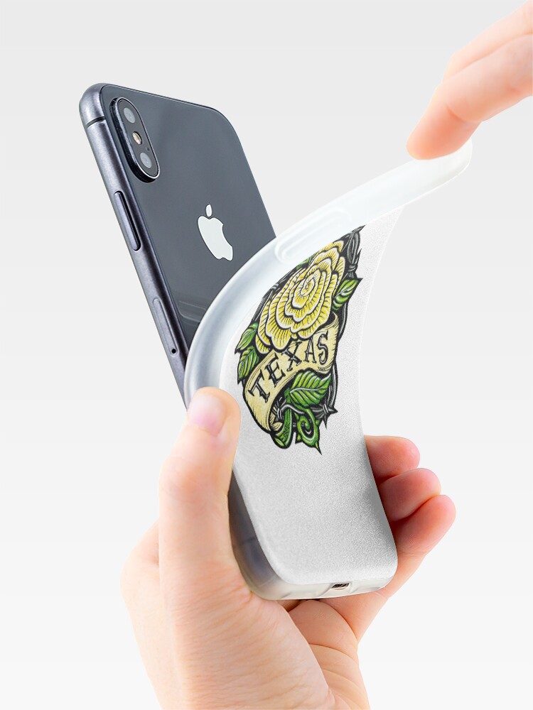 Alternate view of Texas Yellow Rose iPhone Case & Cover