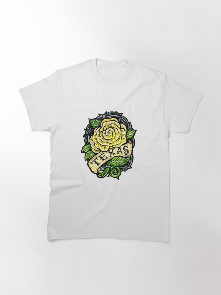 Alternate view of Texas Yellow Rose Classic T-Shirt