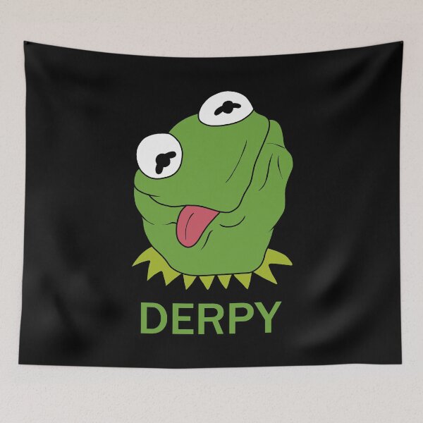 Item preview, Derpy Kermit The Frog designed and sold by ValentinaHramov.