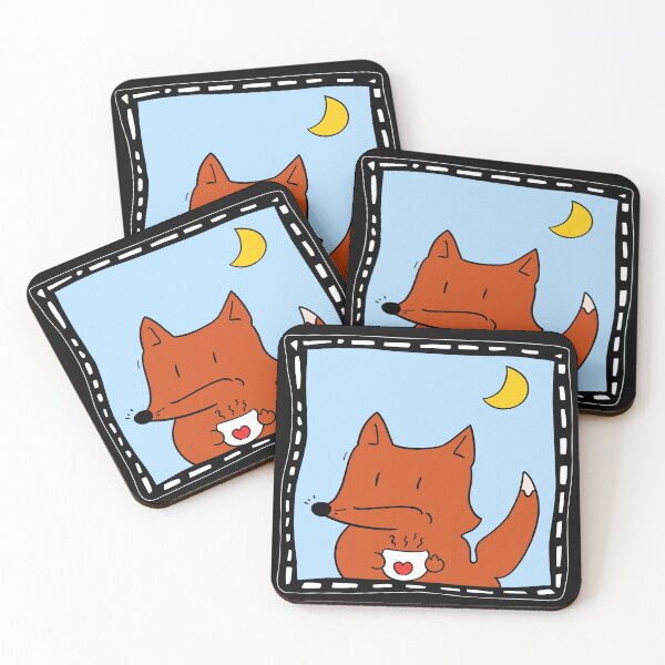 Item preview, Funny Fox Middlefinger Coffee Lover designed and sold by Basti09.